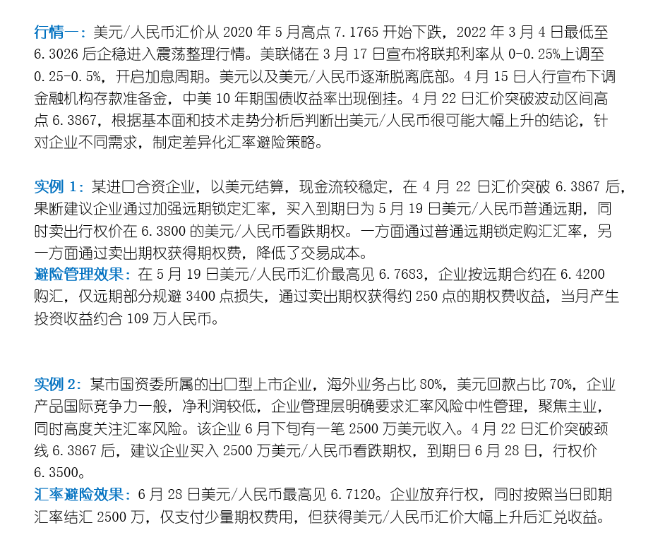 人民币汇率走势分析_外汇风险管理案例_外贸企业外汇风险管理